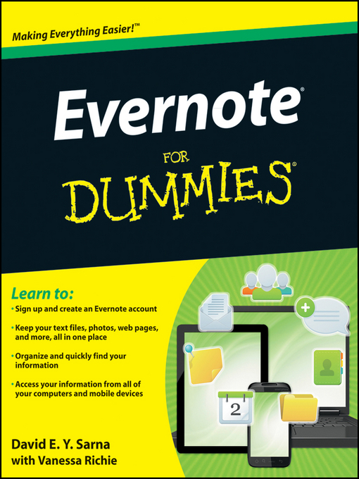 Title details for Evernote For Dummies by David E. Y. Sarna - Available